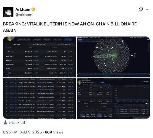 Vitalik Buterin regains &lsquo;billionaire status&rsquo; after Ethereum surges past $4,000!
