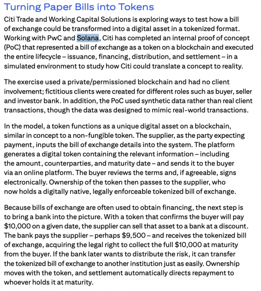 Citi builds on Solana: Will SOL become the &lsquo;internet capital market&rsquo;?
