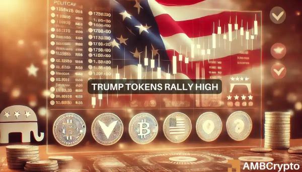 Election day surge &ndash; &lsquo;Trump tokens&rsquo; lead PolitiFi rally, but will these gains hold?