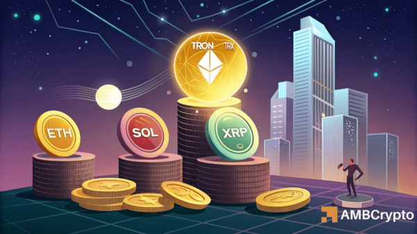 TRON beats ETH, SOL, XRP as user growth surges: Can this rise sustain? TRON beats ETH, SOL, XRP as user growth surges: Can this rise sustain?